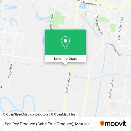 San Rey Produce (Cabe Fruit Produce) map