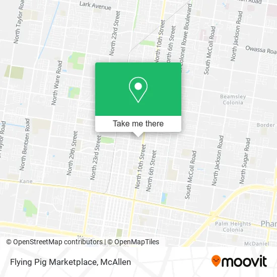 Mapa de Flying Pig Marketplace