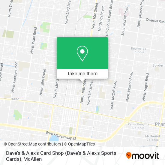 Dave's & Alex's Card Shop (Dave's & Alex's Sports Cards) map