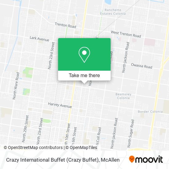 Crazy International Buffet (Crazy Buffet) map