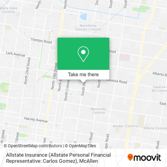 Allstate Insurance (Allstate Personal Financial Representative: Carlos Gomez) map