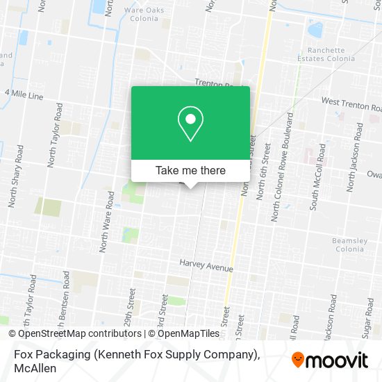 Fox Packaging (Kenneth Fox Supply Company) map