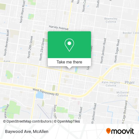 Baywood Ave map