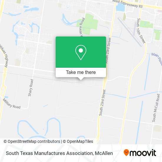 Mapa de South Texas Manufactures Association