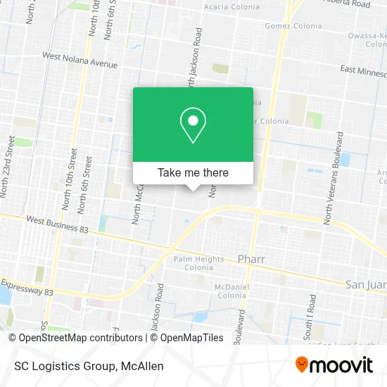 SC Logistics Group map