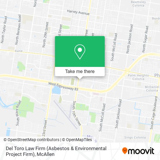 Del Toro Law Firm (Asbestos & Environmental Project Firm) map