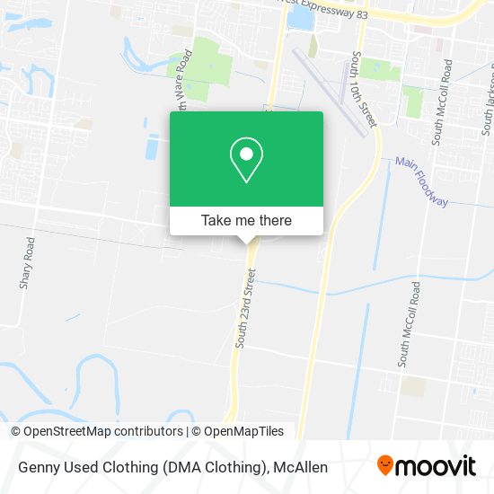 Genny Used Clothing (DMA Clothing) map