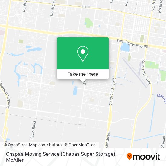 Chapa's Moving Service (Chapas Super Storage) map