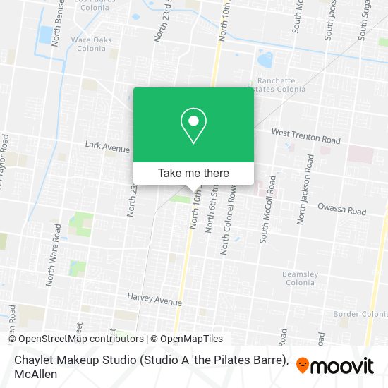 Chaylet Makeup Studio (Studio A 'the Pilates Barre) map