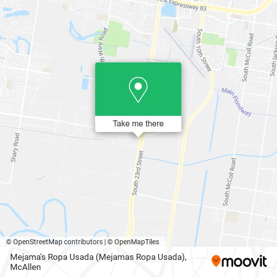 Mapa de Mejama's Ropa Usada (Mejamas Ropa Usada)