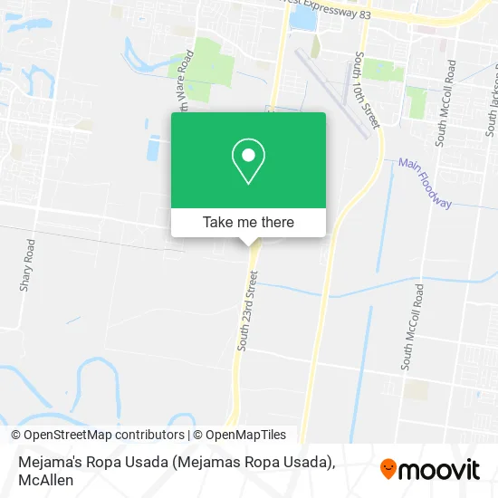 Mejama's Ropa Usada (Mejamas Ropa Usada) map