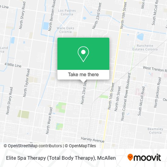 Elite Spa Therapy (Total Body Therapy) map