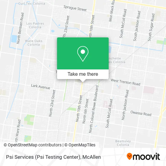 Psi Services (Psi Testing Center) map