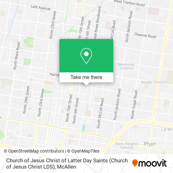 Church of Jesus Christ of Latter Day Saints (Church of Jesus Christ LDS) map