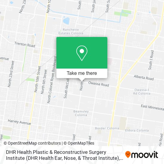 DHR Health Plastic & Reconstructive Surgery Institute (DHR Health Ear, Nose, & Throat Institute) map