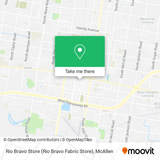 Mapa de Rio Bravo Store