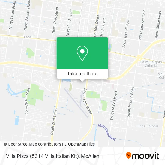 Mapa de Villa Pizza (5314 Villa Italian Kit)