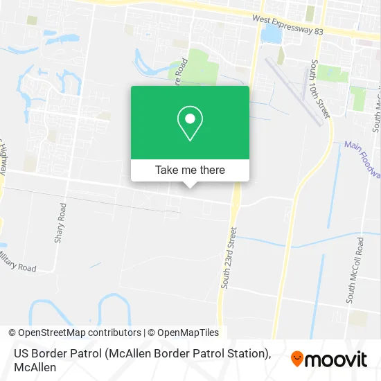 US Border Patrol (McAllen Border Patrol Station) map