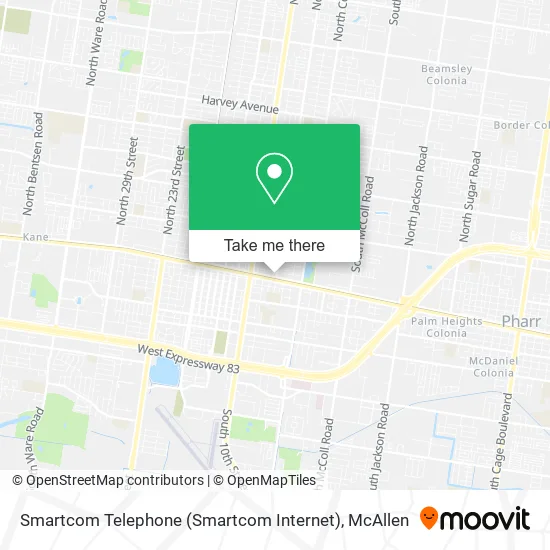 Mapa de Smartcom Telephone (Smartcom Internet)