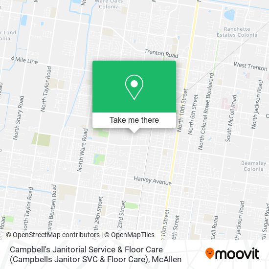 Campbell's Janitorial Service & Floor Care (Campbells Janitor SVC & Floor Care) map