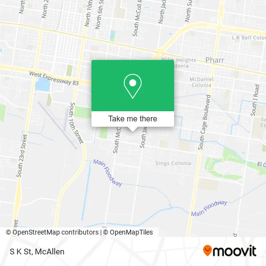 S K St map