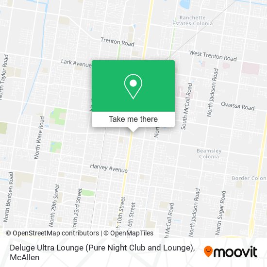 Deluge Ultra Lounge (Pure Night Club and Lounge) map