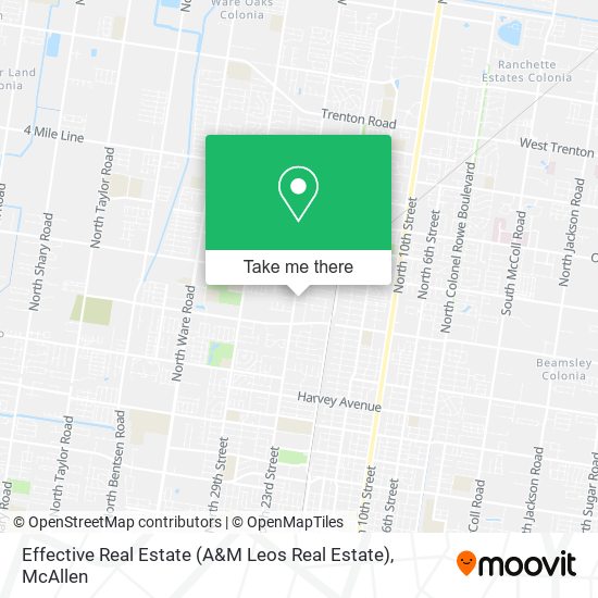 Effective Real Estate (A&M Leos Real Estate) map
