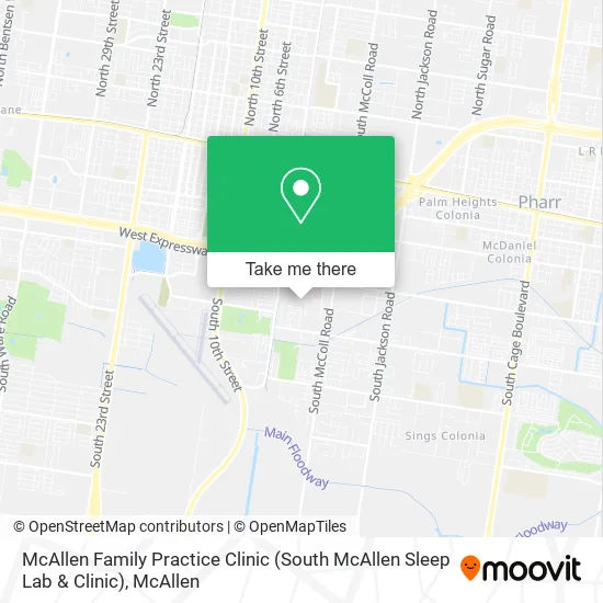 McAllen Family Practice Clinic (South McAllen Sleep Lab & Clinic) map