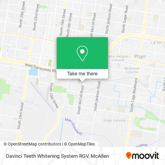 Davinci Teeth Whitening System RGV map