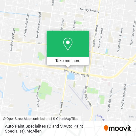 Auto Paint Specialites (C and S Auto Paint Specialist) map