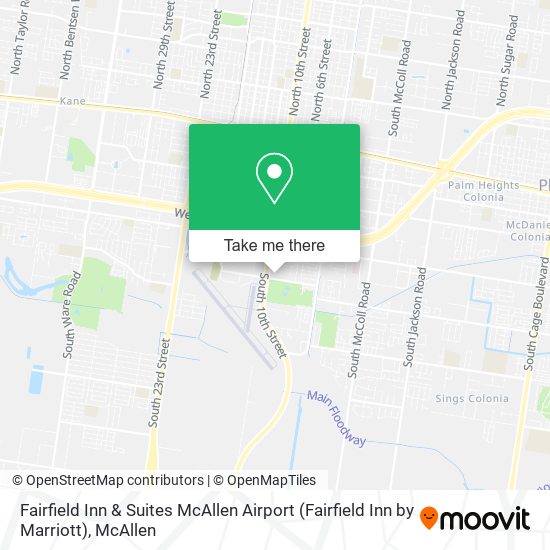 Fairfield Inn & Suites McAllen Airport (Fairfield Inn by Marriott) map