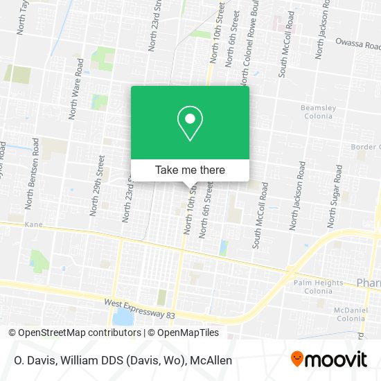 Mapa de O. Davis, William DDS (Davis, Wo)