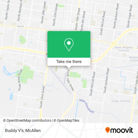 Buddy V's map