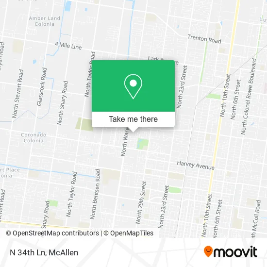 Mapa de N 34th Ln