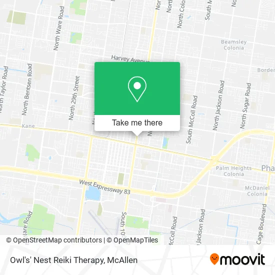 Mapa de Owl's' Nest Reiki Therapy