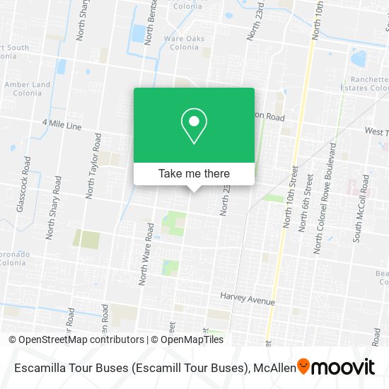 Mapa de Escamilla Tour Buses (Escamill Tour Buses)
