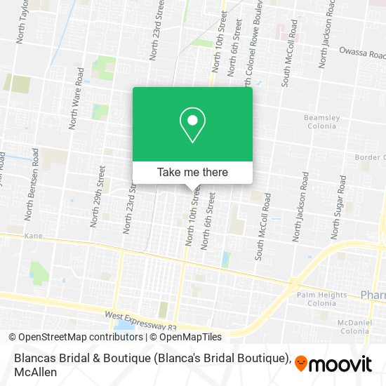 Blancas Bridal & Boutique (Blanca's Bridal Boutique) map