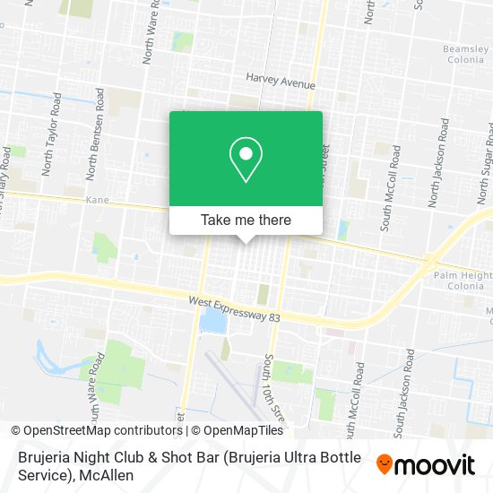 Brujeria Night Club & Shot Bar (Brujeria Ultra Bottle Service) map