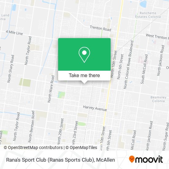 Mapa de Rana's Sport Club (Ranas Sports Club)