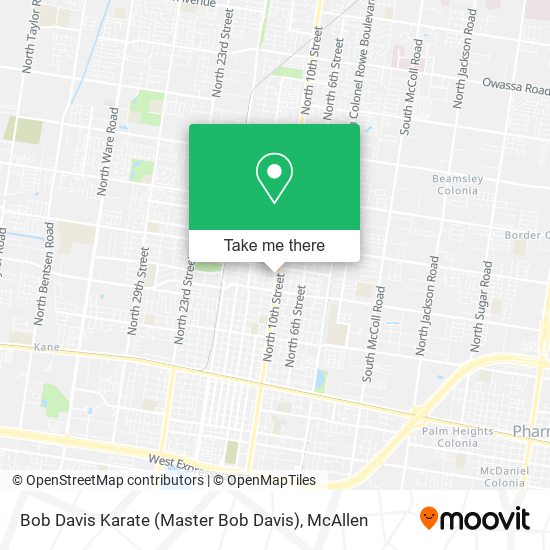 Bob Davis Karate (Master Bob Davis) map