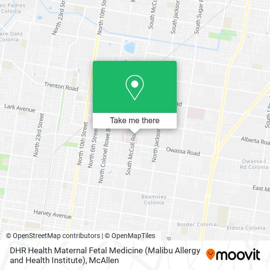 DHR Health Maternal Fetal Medicine (Malibu Allergy and Health Institute) map
