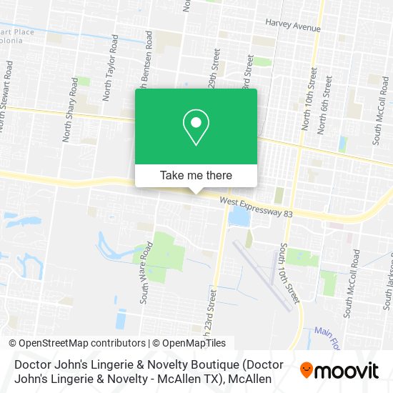 How to get to Doctor John s Lingerie Novelty Boutique