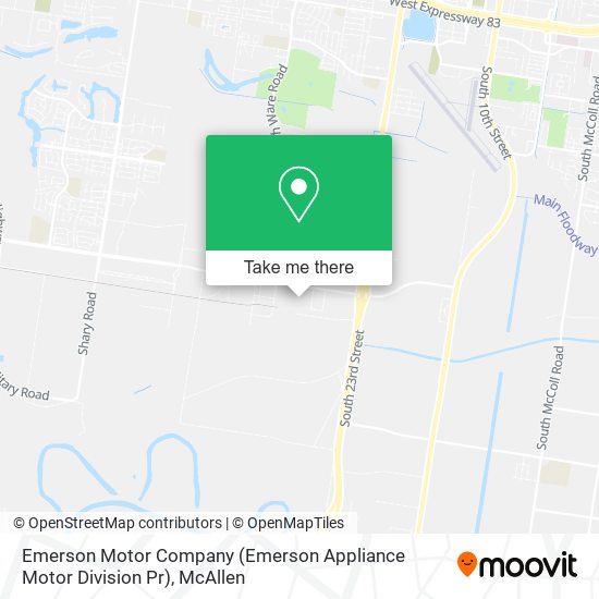 Emerson Motor Company (Emerson Appliance Motor Division Pr) map