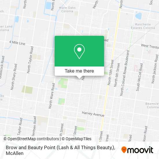 Brow and Beauty Point (Lash & All Things Beauty,) map