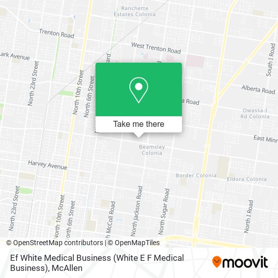 Ef White Medical Business (White E F Medical Business) map