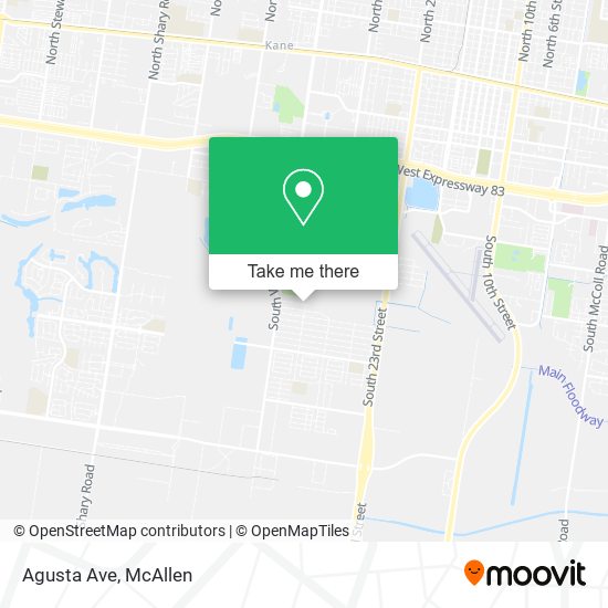 Agusta Ave map