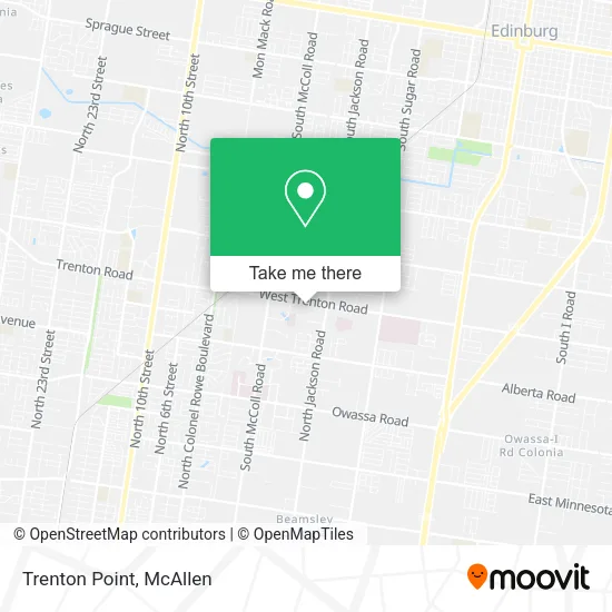 Mapa de Trenton Point