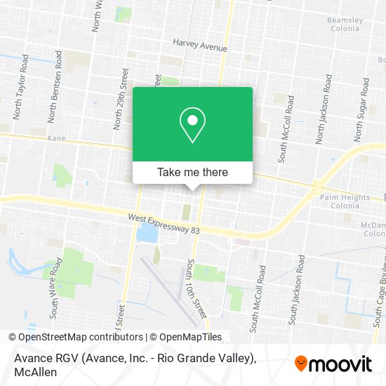 Avance RGV (Avance, Inc. - Rio Grande Valley) map