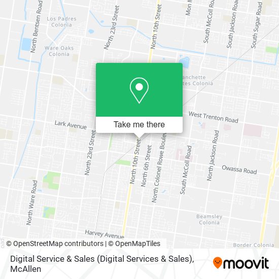 Mapa de Digital Service & Sales (Digital Services & Sales)