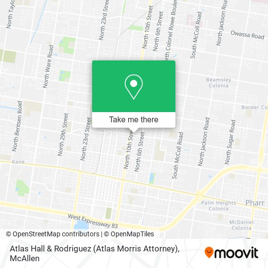 Atlas Hall & Rodriguez (Atlas Morris Attorney) map